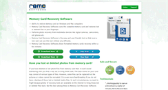 Desktop Screenshot of memorycardrecoverysoftware.net